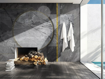 SPAZIO - Vinyl sheets stone effect wallpaper by MILLE997 - view 2