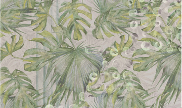 WIKI - Panoramic wallpaper with floral pattern by MILLE997 - view 3