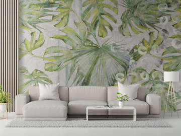 WIKI - Panoramic wallpaper with floral pattern by MILLE997 - view 2