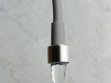 KAY 0200 - G6F - Stainless steel and PVC handshower with hose for shower by MINA - view 2