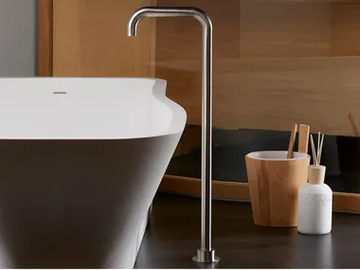 DIMENSIONE74 6734T - Floor standing bathtub spout by MINA - view 2