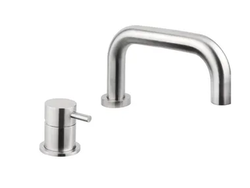 STIRIANA 6580 - Stainless steel bathtub set with hand shower by MINA - view 2