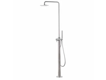 STIRIANA 60802500T - Floor standing stainless steel shower panel with hand shower by MINA - view 2
