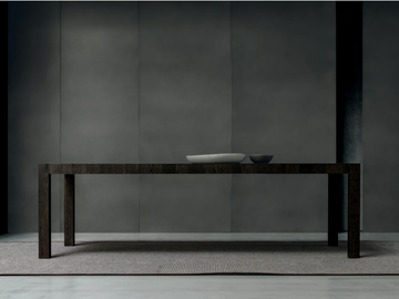 FACE - Extending rectangular oak dining table by MODULNOVA - view 2