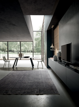 BLADE - Oval porcelain stoneware dining table by MODULNOVA - view 3