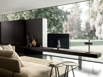 BLADE - Wooden TV wall system by MODULNOVA - view 2