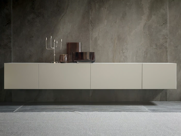 MH6 - Suspended wooden sideboard by MODULNOVA - view 2