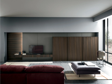 FRAME - Eucalyptus TV wall system by MODULNOVA - view 2