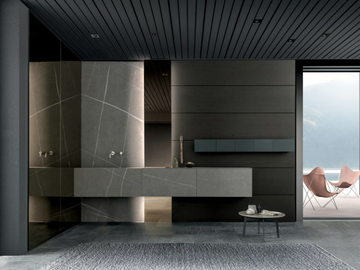 SKILL GRES - Porcelain stoneware bathroom cabinet by MODULNOVA - view 2
