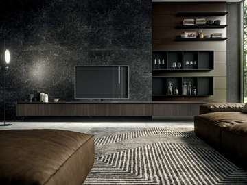 SKILL - Eucalyptus TV wall system by MODULNOVA - view 2