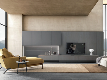 SKILL - Milltech TV wall system by MODULNOVA - view 2