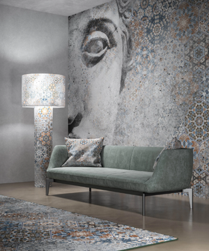 LOL-05 - Contemporary style glass-fibre floor lamp by MOMENTI - view 3