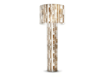 LOL-05 - Contemporary style glass-fibre floor lamp by MOMENTI - view 2