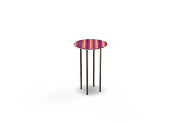 HOLMES T-32-52-72-102 - Round metal coffee table by MOMENTI - view 3