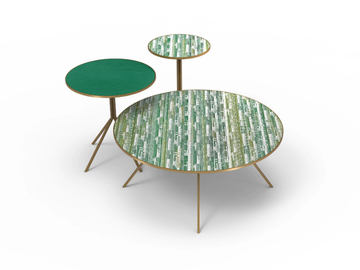 POIROT ST-01/02/03 - Round metal coffee table by MOMENTI - view 2