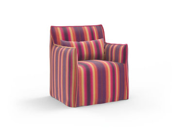 ROCHESTER RCS03 - Fabric armchair with removable cover by MOMENTI - view 2