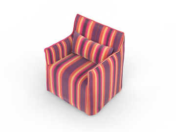 ROCHESTER RCS03 - Fabric armchair with removable cover by MOMENTI - view 3
