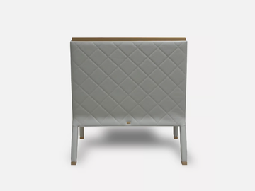CUBÉ - Upholstered leather armchair by MORADA - view 3