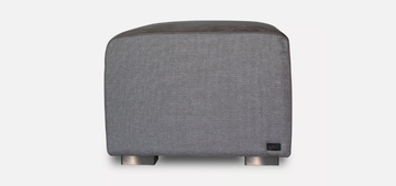 GONNA - Upholstered square leather pouf by MORADA - view 3