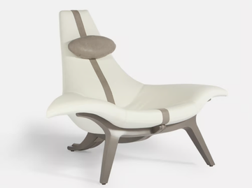MAN-T - Leather armchair with headrest by MORADA - view 2