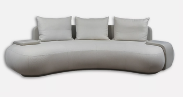 SILHOUETTE - Curved fabric sofa by MORADA - view 3
