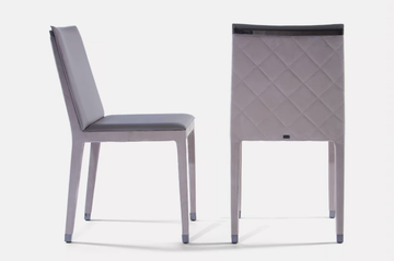 CUBÉ - Upholstered leather chair by MORADA - view 3