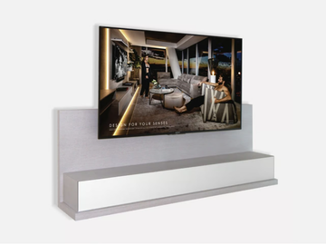 HEAVEN - Wall-mounted oak TV cabinet with flap doors by MORADA - view 3