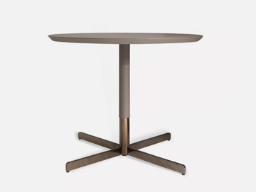LEATHERELLA - Round leather coffee table by MORADA - view 3