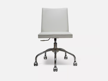 CUBÉ - Swivel leather chair with 5-spoke base by MORADA - view 3