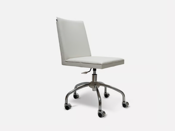 CUBÉ - Swivel leather chair with 5-spoke base by MORADA - view 2
