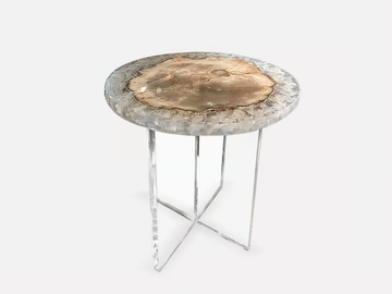 PETRA SWIRL - Round wooden coffee table for living room by MORADA - view 3