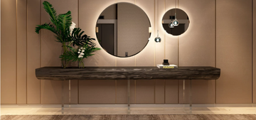 RONDITO - Framed wall-mounted metal mirror by MORADA - view 3