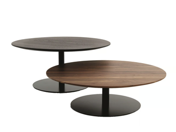 B14 - Round wooden side table by MORE - view 2