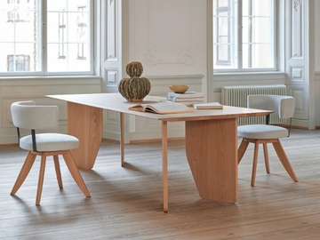 CUT - Rectangular solid wood table by MORE - view 2