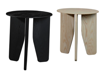 CUT - Round solid wood coffee table by MORE - view 3