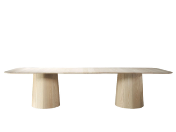 EEVA - Rectangular solid wood dining table by MORE - view 2