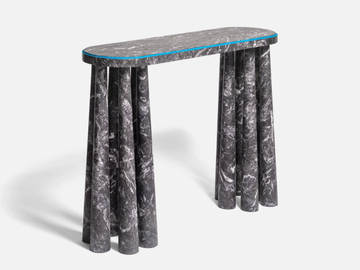 BOGDAN - Oval marble console table by MOVIMENTO - view 2