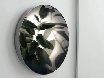 CONCAVE CONVEX MIRROR - Round wall-mounted mirror by MOVIMENTO - view 2