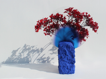 LAGOON - Handmade vase in volcanic rock by MOVIMENTO - view 2