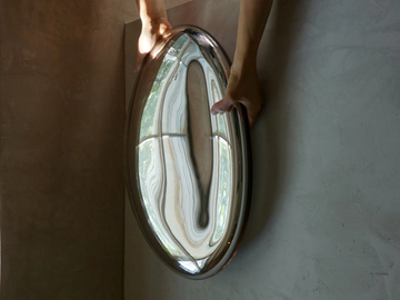 REFLECTION HANGING - Mirrored glass sculpture by MOVIMENTO - view 2