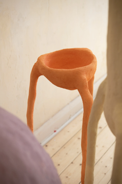 TALL BOWLS - Handmade round plaster and paper vase by MOVIMENTO - view 3