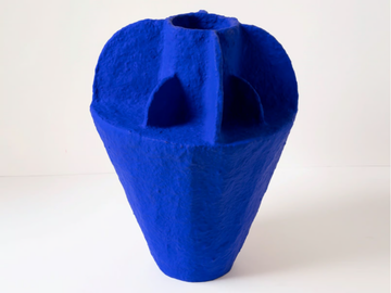WEDGE - Round recycled paper vase by MOVIMENTO - view 2