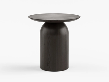 YAKI - Low oak stool by MOVIMENTO - view 2