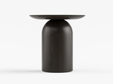 YAKI - Low oak stool by MOVIMENTO - view 3