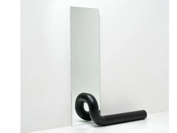 TIME OF ACTION 22-3 - Freestanding rectangular mirror by MOVIMENTO - view 2