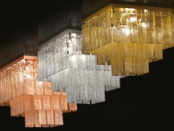 CHARLESTON - LED Murano glass ceiling lamp by MULTIFORME - view 2