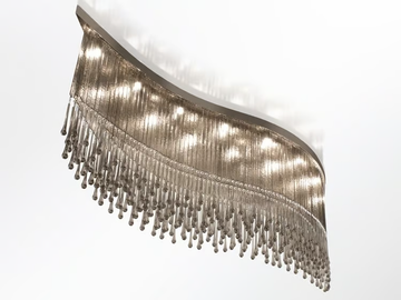 DANCER - Ceiling light with crystals by MULTIFORME - view 3