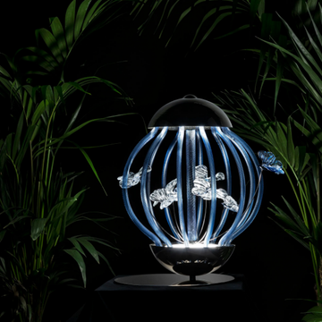 CAGE - LED glass table lamp by MULTIFORME - view 3
