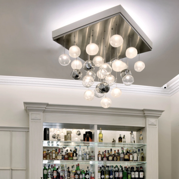 DESAFINADO 23 - Ceiling lamp in artistic Murano glass by MULTIFORME - view 3