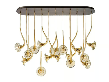 IKEBANA 16 - Blown glass pendant lamp by MULTIFORME - view 2